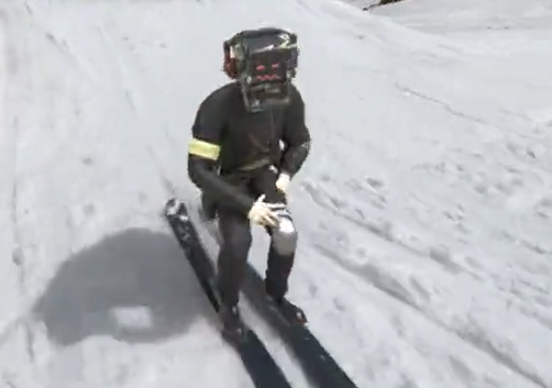 Watch: Skier Uses AI To Turn Himself Into A Robot - Adventure Sports ...