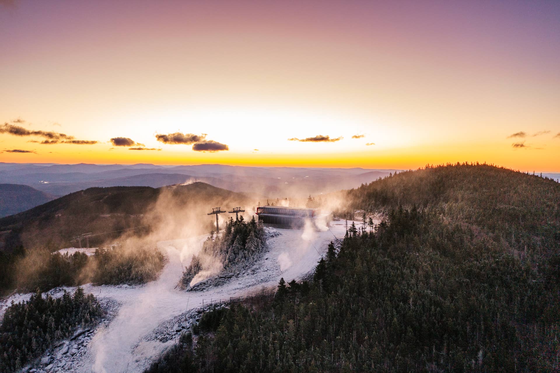 Snowmaking Quebec Snowmaking Begins at East Coast Ski Resorts - Adventure Sports Network